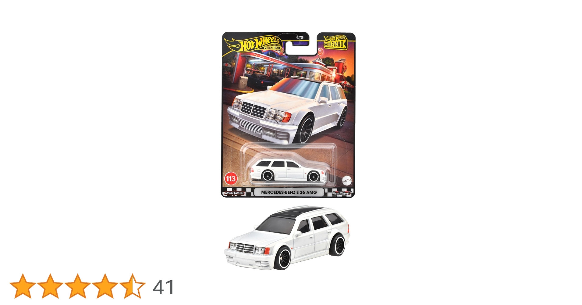 ホットウィール ブールバード メルセデスベンツ E36 AMG 10台 レビュー ホットウィール ブールバード メルセデス・ベンツ E36
